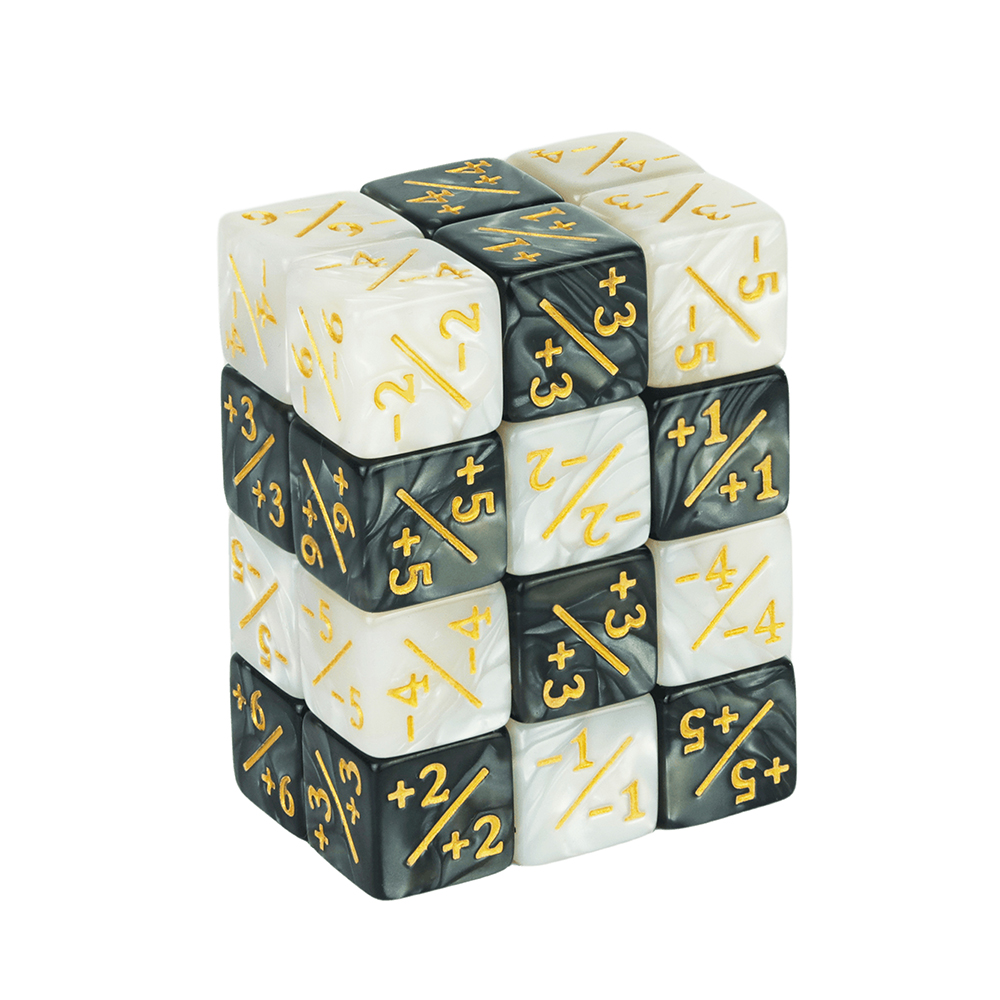 Game Token Counter - 10 adet zar sayaçları jetonu zar,
