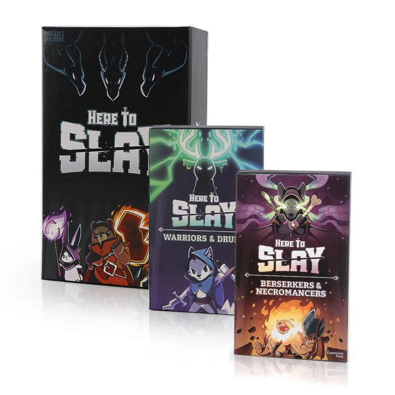Board Game Here To Slay - Unstable Games Slay Sleigh Dövüş Strateji