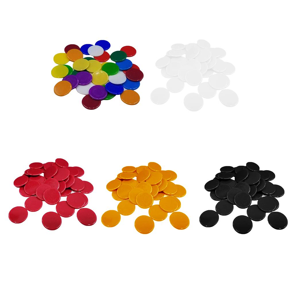 Game Token Counter - 100 Adet Bingo Cips Küçük Sayma