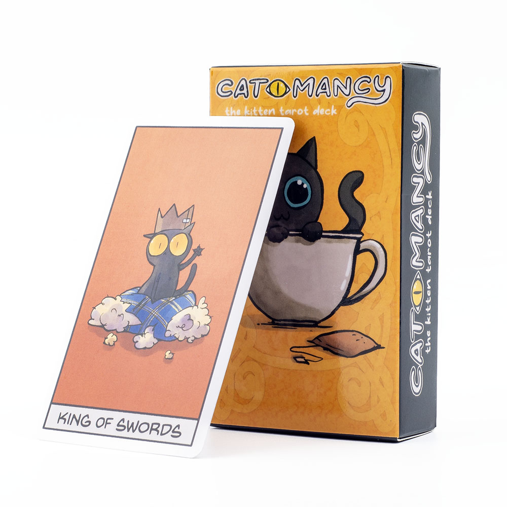 Board Game For Couple - Kedi Mancy Yavru Tarot Güverte 78