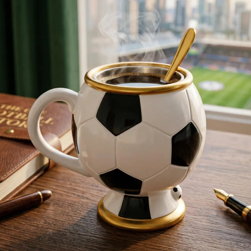 Board Game Football - Futbol Kahve Kupa Reçine Paslanmaz Çelik