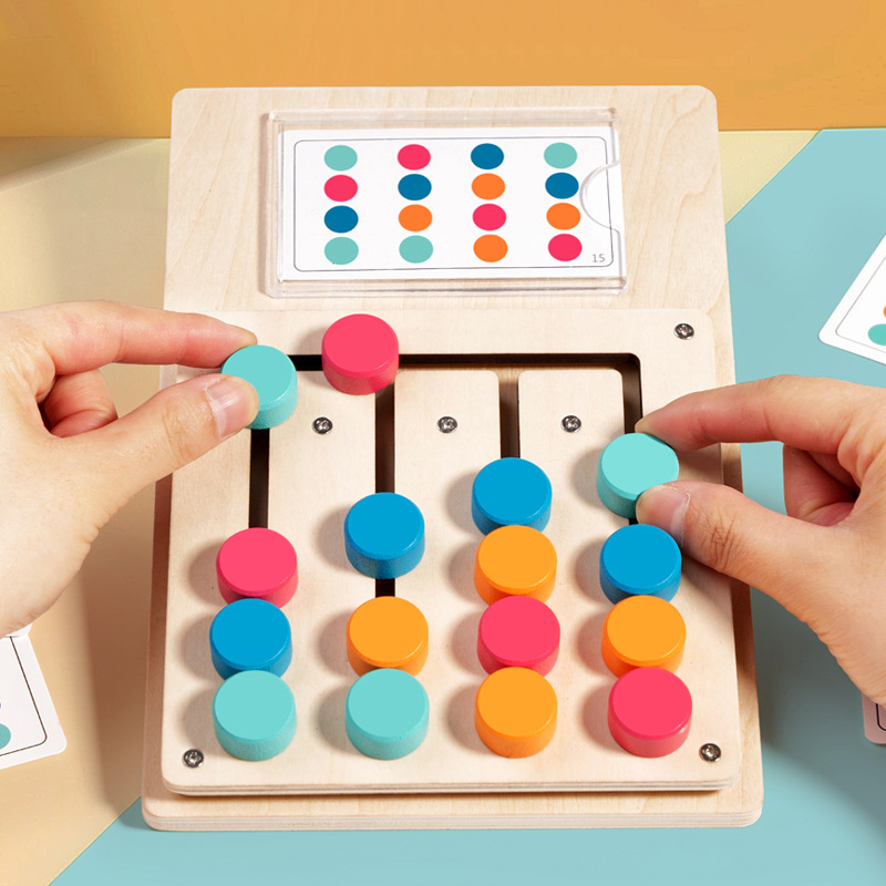 Board Game Idea - Çocuklar için Montessori Renk Şekil Eşleştirme
