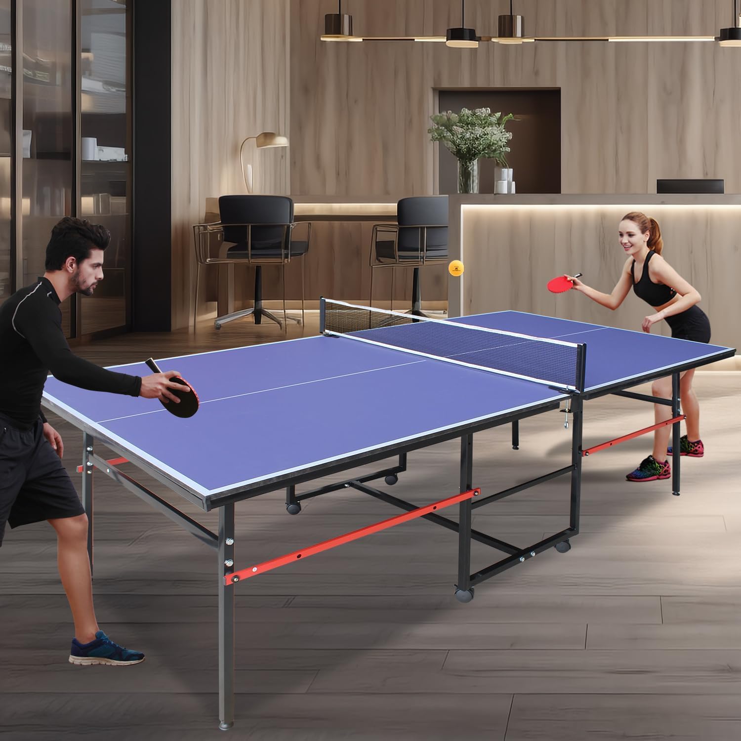 8 ft Taşınabilir Ping Pong Mas - Board Game For 3 Players incelemesi ve fiyatı