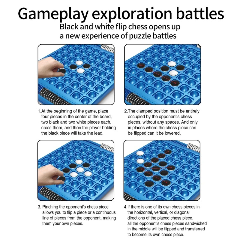 2 Oyunculu Çift Taraflı Çevirm - Board Game For 3 Players incelemesi ve fiyatı
