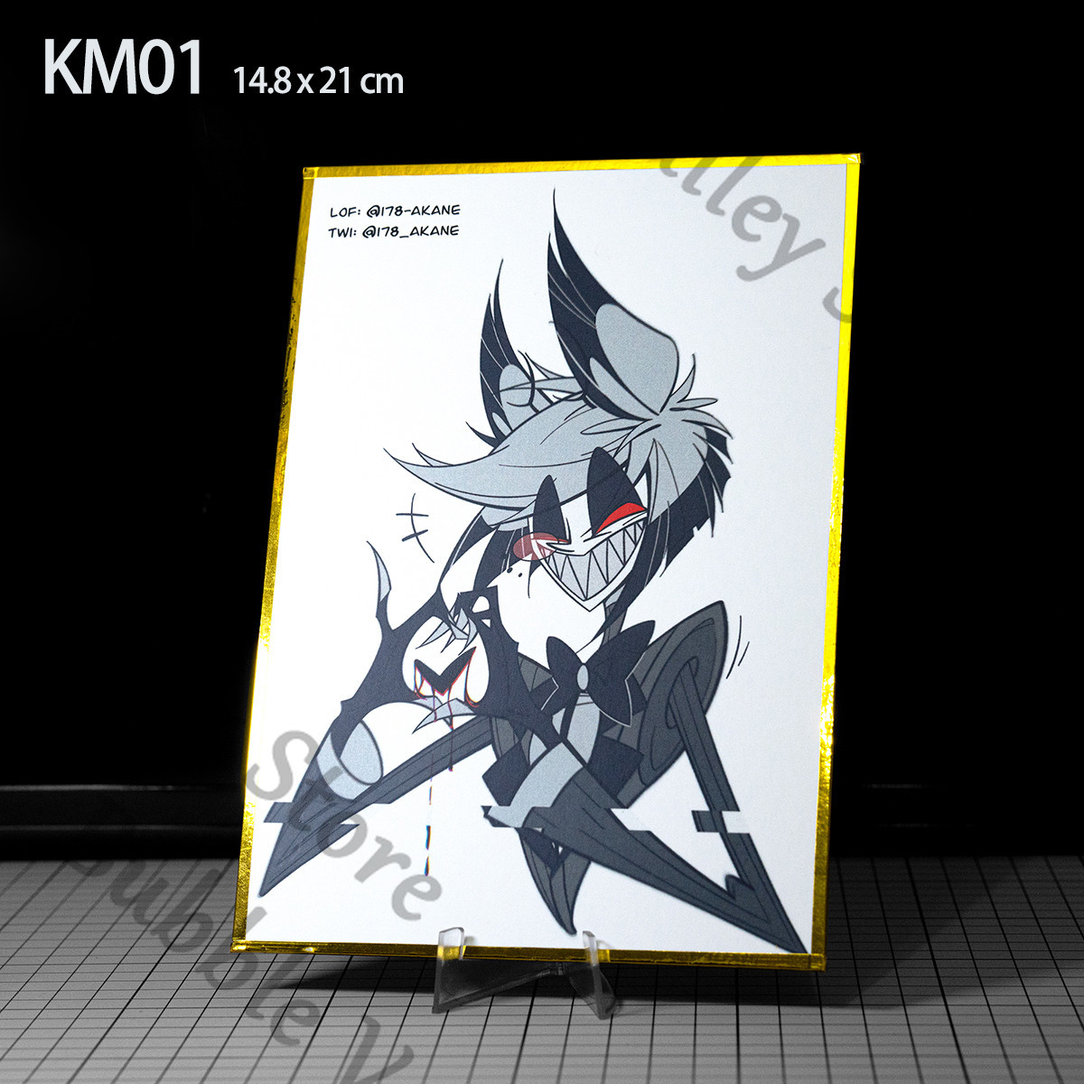 Anime Hazbin Hotel Alastor Luc - Board Game Illustration incelemesi ve fiyatı