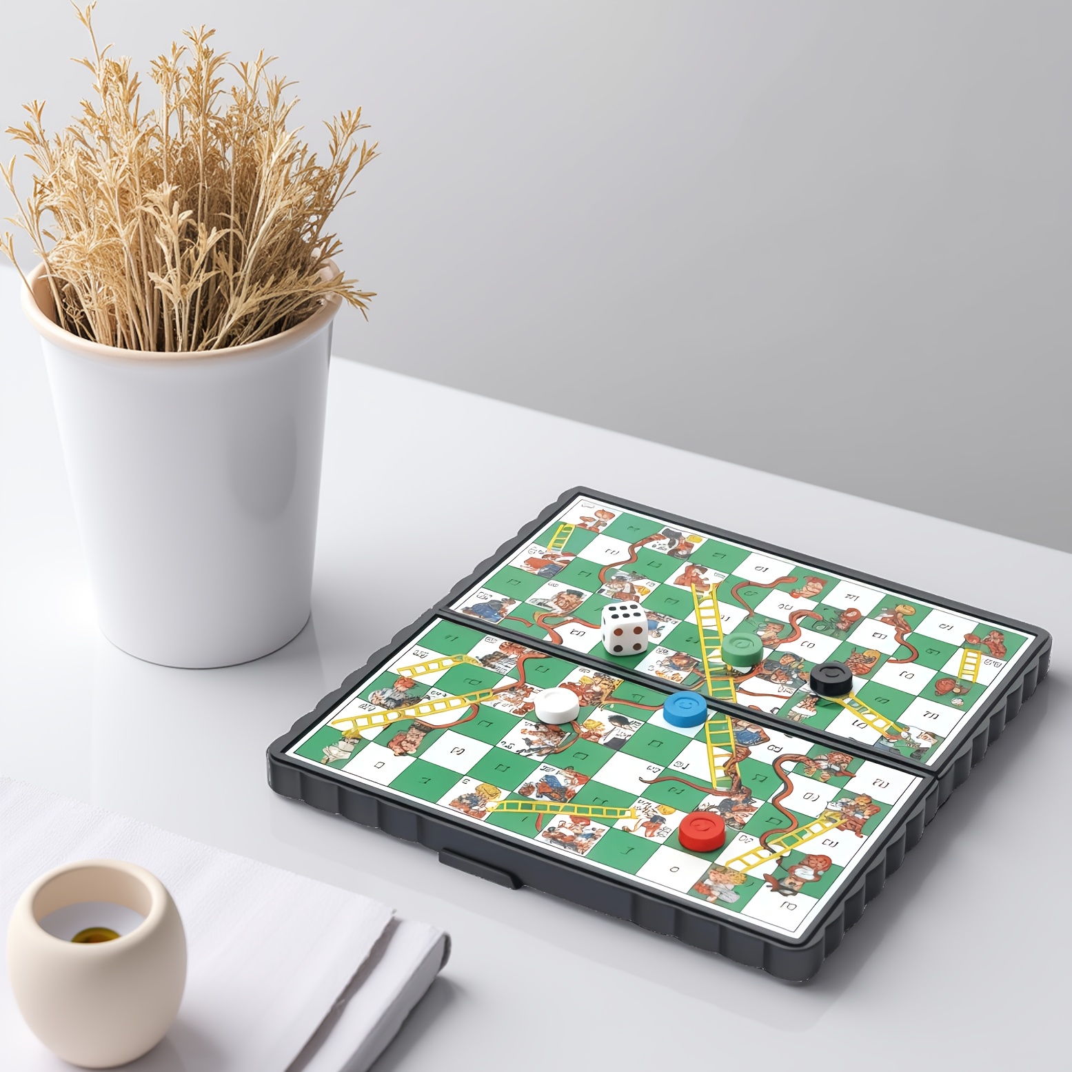Taşınabilir Katlanır Yılanlar  - Board Game Ludo incelemesi ve fiyatı