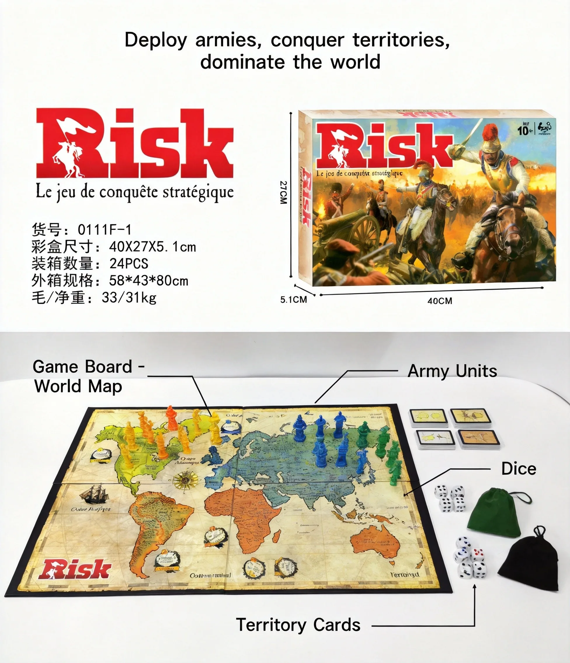 Fransız Risk Stratejisi Masa O - Board Game Risk incelemesi ve fiyatı