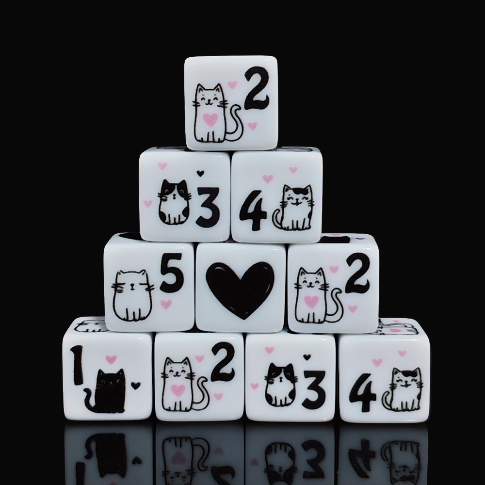 12'li Set 16mm Sevimli Kedi Za - Board Game Illustration incelemesi ve fiyatı