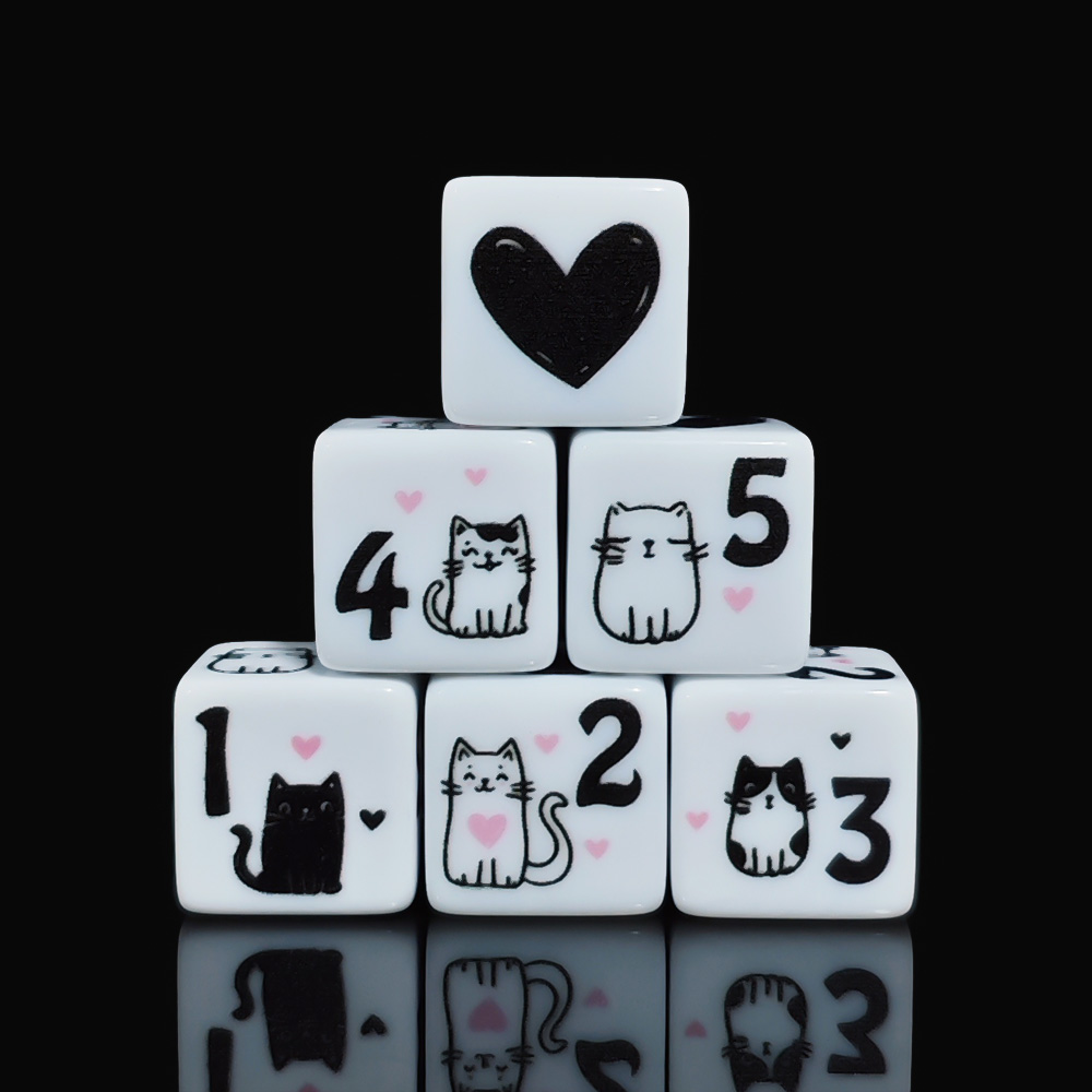 12'li Set 16mm Sevimli Kedi Za - Board Game Illustration incelemesi ve fiyatı