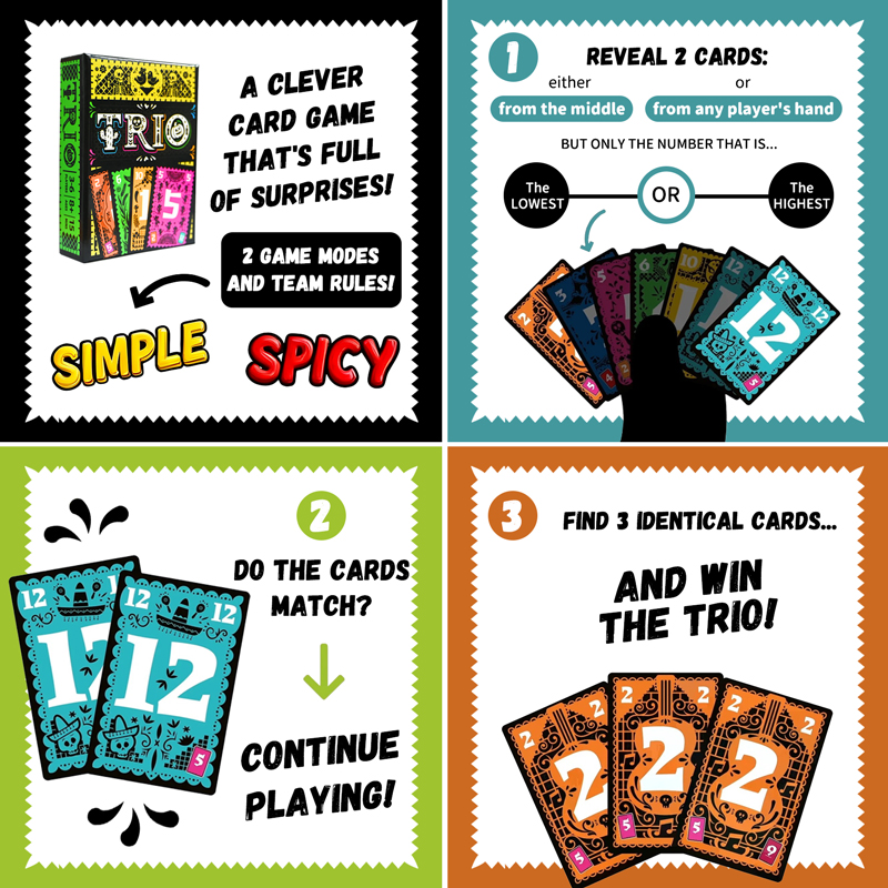 TRIO Stratejik Kart Oyunu, 3-6 - Board Game Coup incelemesi ve fiyatı