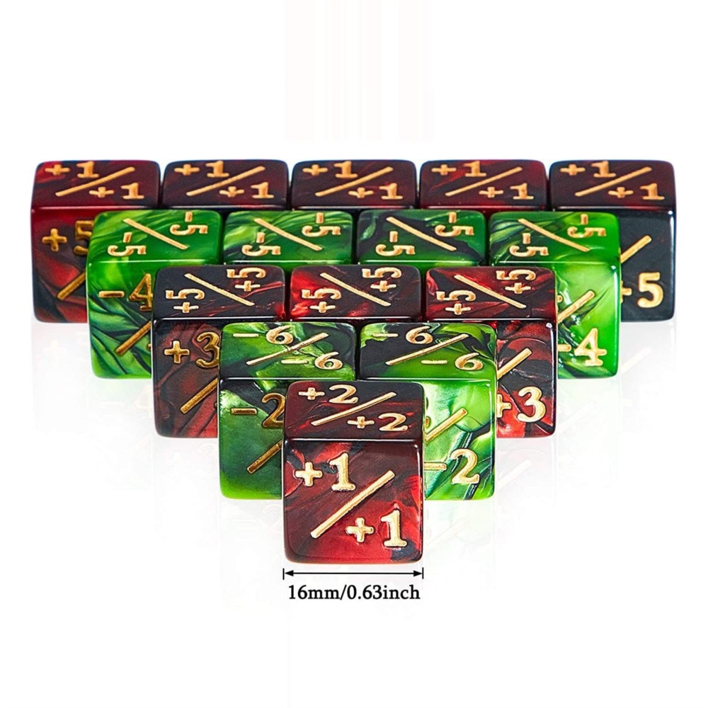 10 adet 16mm 6 yan zar sayaçla - Game Token Counter incelemesi ve fiyatı