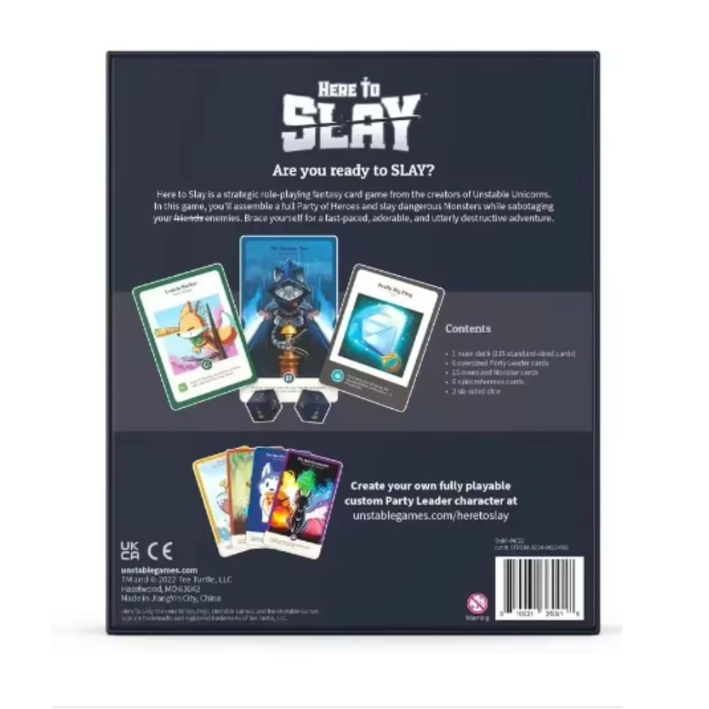 En Yeni TeeTurtle Here to Slay - Board Game Here To Slay incelemesi ve fiyatı